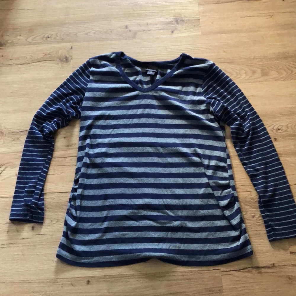 Striped Maternity Shirt XL
